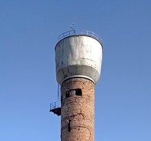 Водонапорная башня в Ольгинской