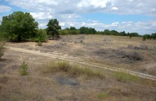 Место на Калитве, у хутора Свинарёв, где стояла одна из первых шахт на Восточном Донбассе - "Ольга"