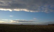 Небо над долиной реки Кундрючья в начале ноября