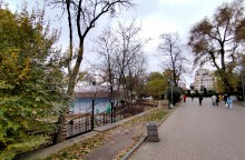 Фонтан в парке Горького в 60-х