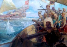 Азовские походы Петра I, взятие Азова и строительство первого российского военного флота. Совет генералов в Советке и Горская Порада