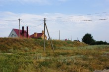 Старый казачий вал в станице Маныческой