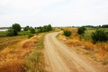 Старый казачий вал в станице Маныческой