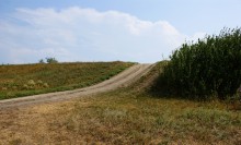 Старый казачий вал в станице Маныческой