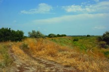 Старый казачий вал в станице Маныческой