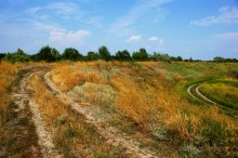 Старый казачий вал в станице Маныческой