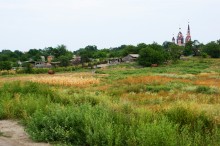 Старый казачий вал в станице Маныческой