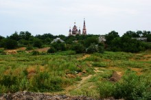 Старый казачий вал в станице Маныческой