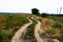 Старый казачий вал в станице Маныческой