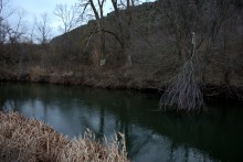 Длинная скала на Кундрючьей между Голубинкой и Чернышовым