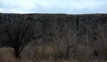 Длинная скала на Кундрючьей между Голубинкой и Чернышовым