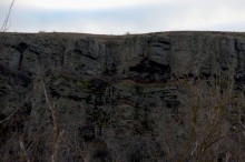 Длинная скала на Кундрючьей между Голубинкой и Чернышовым