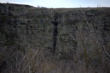 Длинная скала на Кундрючьей между Голубинкой и Чернышовым