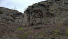 Длинная скала на Кундрючьей между Голубинкой и Чернышовым