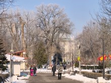 Хороший февральский день в парке Островского