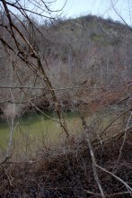 Скала, омуты и мели на Кундрючьей