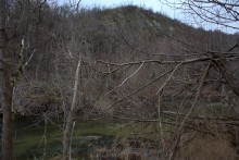 Скала, омуты и мели на Кундрючьей