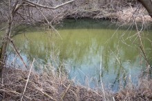 Скала, омуты и мели на Кундрючьей