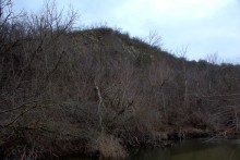 Скала, омуты и мели на Кундрючьей