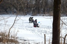 Масленица в первый день весны у Васильевской протоки