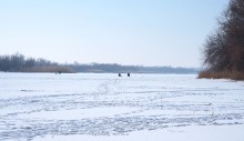 Масленица в первый день весны у Васильевской протоки