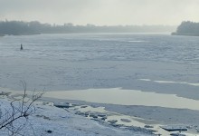 На стрелке Дона и Аксая во второй день весны