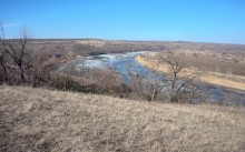 Большая скала на правом берегу Северского Донца