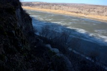 Большая скала на правом берегу Северского Донца