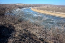 Большая скала на правом берегу Северского Донца