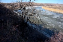 Большая скала на правом берегу Северского Донца