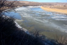 Большая скала на правом берегу Северского Донца