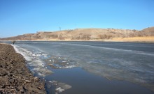 Последний лёд на Северском Донце