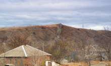 Белая скала у хутора Верхнепопов