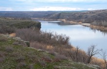 Северский Донец у скал Западня и Закаты