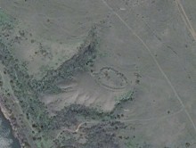 Странное укрепление на берегу Северского Донца