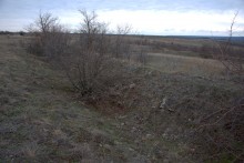 Странное укрепление на берегу Северского Донца