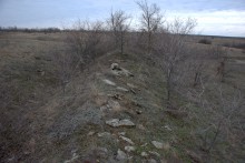 Странное укрепление на берегу Северского Донца