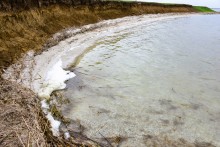 Путешествие в апреле по берегам Весёловского водохранилища