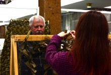 Мастер-класс по плетению маскировочной сети в Библионочь 2025 в ДГП