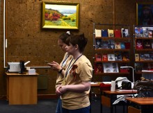 Мастер-класс по плетению маскировочной сети в Библионочь 2025 в ДГП