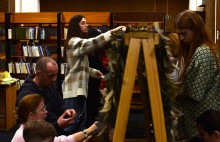 Мастер-класс по плетению маскировочной сети в Библионочь 2025 в ДГП