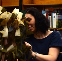 Мастер-класс по плетению маскировочной сети в Библионочь 2025 в ДГП