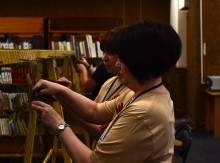 Мастер-класс по плетению маскировочной сети в Библионочь 2025 в ДГП