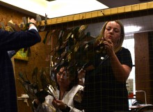 Мастер-класс по плетению маскировочной сети в Библионочь 2025 в ДГП