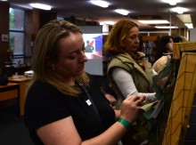 Мастер-класс по плетению маскировочной сети в Библионочь 2025 в ДГП