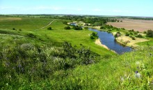 Весна на Кагальнике, на Осадной горе, буйное цветение трав