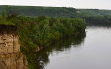 Крутояр на Дону у хутора Лебяженского