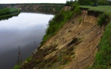 Крутояр на Дону у хутора Лебяженского