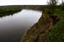 Крутояр на Дону у хутора Лебяженского