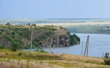 Кутовские скалы на Северском Донце у хутора Виноградного